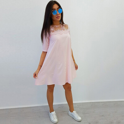 Lovaru ™ 2017 Cute Women Dress Loose Fashion Lace Beach Party Dress Shirt White Mini Women Brand Dress Gril
Lovaru ™ 2017 Cute Women Dress Loose Fashion Lace Beach Party Dress Shirt White Mini Women Brand Dress Gril