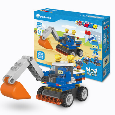 Grape technology toys Variety Brigade excavator toy assembled large particles of boys and girls puzzle puzzle plug building blocks Variety excavator pure build non-remote control
Grape technology toys Variety Brigade excavator toy assembled large particles of boys and girls puzzle puzzle plug building blocks Variety excavator pure build non-remote control
