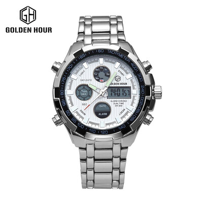 2017 Hot Sell Top Luxury Brand Analog Digital Watches Men Led Full Steel Male Clock Men Military Wristwatch Quartz Sports Watch
2017 Hot Sell Top Luxury Brand Analog Digital Watches Men Led Full Steel Male Clock Men Military Wristwatch Quartz Sports Watch