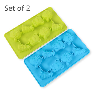 Set Of 2 Christmas Tree Santa Bear Silicone Cake Candy Mould Chocolate Mold Ice Cube Tray,Random Color
Set Of 2 Christmas Tree Santa Bear Silicone Cake Candy Mould Chocolate Mold Ice Cube Tray,Random Color