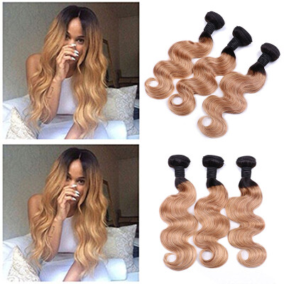 Grade 8A 1B #27 Ombre Hair Weave Body wave 3 Bundles Peruvian Virgin Human Hair Wefts free shipping
Grade 8A 1B #27 Ombre Hair Weave Body wave 3 Bundles Peruvian Virgin Human Hair Wefts free shipping