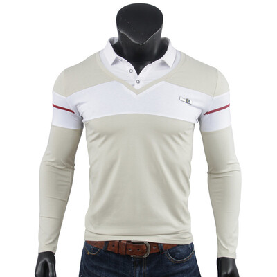 SHUYI Men Fall New Cotton Lapel POLO Shirt Foreign Trade Fight Color Slim Men's T-shirt Shirt Collar
SHUYI Men Fall New Cotton Lapel POLO Shirt Foreign Trade Fight Color Slim Men's T-shirt Shirt Collar