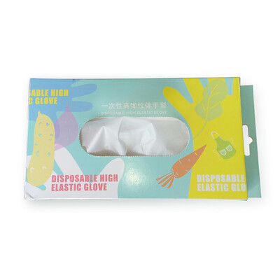 CK-Tech CKS-PE901 disposable high-elastic gloves sanitary oil-proof thick food grade TPE catering household gloves transparent gloves 100 code