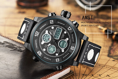 Fashion Luxury Top Brand Men Waterproof Military Sports Watches Men's Quartz Analog Leather Wrist Watch
Fashion Luxury Top Brand Men Waterproof Military Sports Watches Men's Quartz Analog Leather Wrist Watch