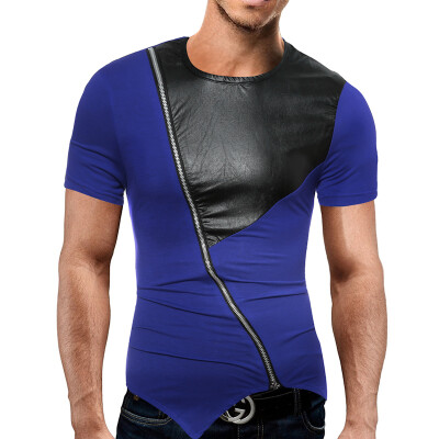 Male 2017 Brand Short Sleeve Straight Zipper T Shirt O-Neck Slim Men T-Shirt Tops Fashion Mens Tee Shirt T Shirts 2XL
Male 2017 Brand Short Sleeve Straight Zipper T Shirt O-Neck Slim Men T-Shirt Tops Fashion Mens Tee Shirt T Shirts 2XL