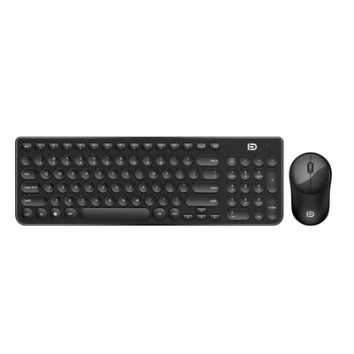 Fude ik6630 wireless mute keyboard and mouse set personality round chocolate keyboard feel comfortable games office home notebook desktop computer black
Fude ik6630 wireless mute keyboard and mouse set personality round chocolate keyboard feel comfortable games office home notebook desktop computer black
