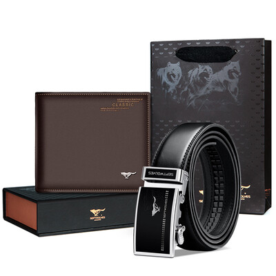 Seven wolves SEPTWOLVES belt gift box mens casual leather explosion wallet automatic buckle belt discount set L9468 black
Seven wolves SEPTWOLVES belt gift box mens casual leather explosion wallet automatic buckle belt discount set L9468 black