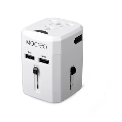 MOCREO Universal World Wide Safety Travel Charger Wall Charger Adapter Plug All-in-one with 2.1A Dual USB Ports
MOCREO Universal World Wide Safety Travel Charger Wall Charger Adapter Plug All-in-one with 2.1A Dual USB Ports