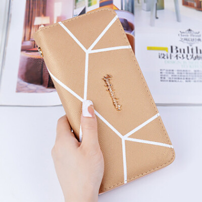 New geometric pattern long wallet ladies fashion large capacity zipper wallet Korean hand bag handbag
New geometric pattern long wallet ladies fashion large capacity zipper wallet Korean hand bag handbag