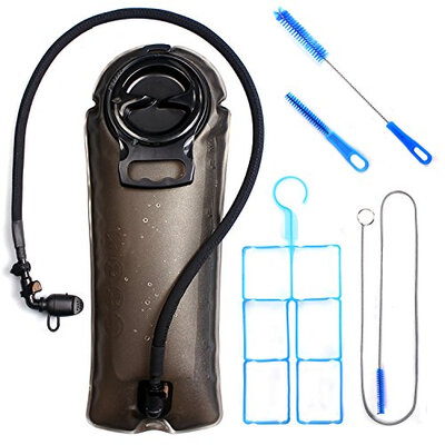 2L Hydration Water Bladder Reservoir and Cleaning Kit for Backpacking, Biking, Hiking and Camping
2L Hydration Water Bladder Reservoir and Cleaning Kit for Backpacking, Biking, Hiking and Camping