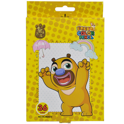 Sanmu SUNWOOD bear infested cartoon 36 color hexagonal color pencil XCM0015 student stationery
Sanmu SUNWOOD bear infested cartoon 36 color hexagonal color pencil XCM0015 student stationery