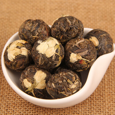 Chinese Yunnan Mini Pu Er Tea Jasmine Tea F77