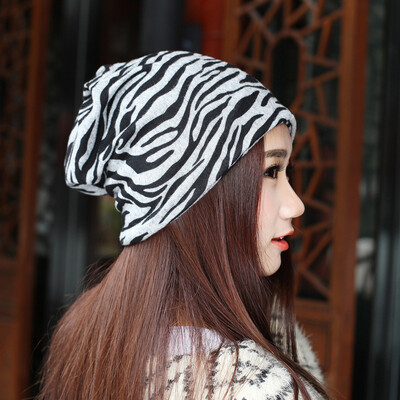 Sets of autumn and winter ladies warm hat zebra knitting wool female hat wild stripes section
Sets of autumn and winter ladies warm hat zebra knitting wool female hat wild stripes section
