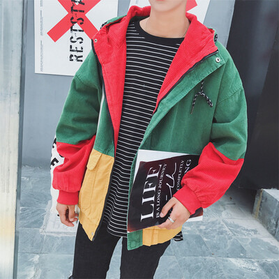 2017 Autumn new fashion color corduroy men's jacket male students hooded jacket jacket
2017 Autumn new fashion color corduroy men's jacket male students hooded jacket jacket