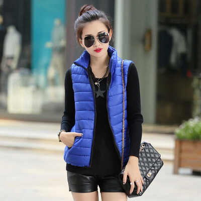 2017 autumn and winter new Korean version Slim horse female Short section of thin feather cotton stand collar vest Jacket coat fem
2017 autumn and winter new Korean version Slim horse female Short section of thin feather cotton stand collar vest Jacket coat fem