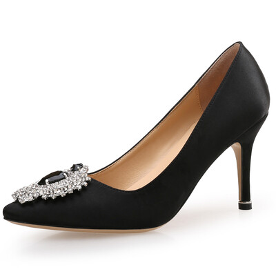 Jiabaisi Shoes Heart Diamonds Silk Satin Cat heel shoes Pointed toe Round stilettlo Party wedding Womens Cat heel Pumps
Jiabaisi Shoes Heart Diamonds Silk Satin Cat heel shoes Pointed toe Round stilettlo Party wedding Womens Cat heel Pumps