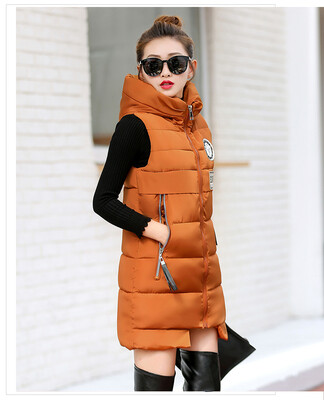 2017 autumn and winter new cotton vest female jacket Korean Slim in the long feather cotton mallets waistcoat
2017 autumn and winter new cotton vest female jacket Korean Slim in the long feather cotton mallets waistcoat