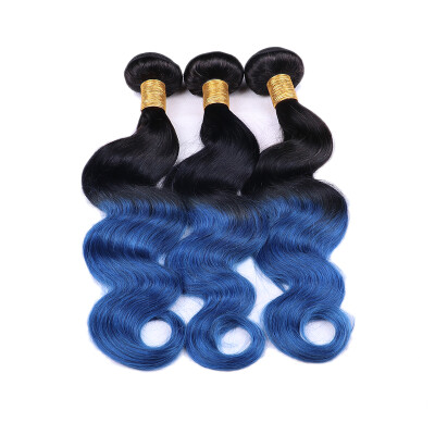 Brazilian Virgin Hair Body Wave Ombre Human Hair 1B/blue 7A Grade Unprocessed Virgin Ombre Brazilian Hair Extension 3 Bundles
Brazilian Virgin Hair Body Wave Ombre Human Hair 1B/blue 7A Grade Unprocessed Virgin Ombre Brazilian Hair Extension 3 Bundles