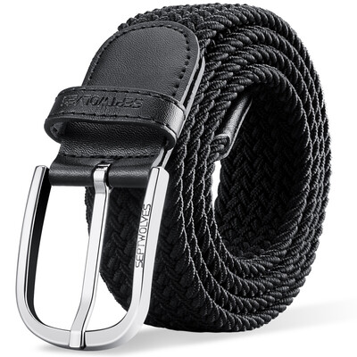 Seven wolves mens canvas belt wild youth elastic knitting needle buckle elastic pants belt L70133022-01LH black gift box
Seven wolves mens canvas belt wild youth elastic knitting needle buckle elastic pants belt L70133022-01LH black gift box