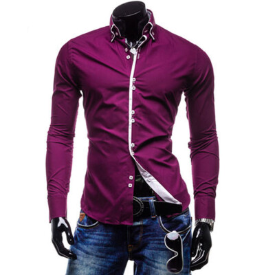 Men Shirt Luxury Brand 2017 Male Long Sleeve Shirts Casual Solid Multi-Button Hit Color Slim Fit Dress Shirts Mens Hawaiian
Men Shirt Luxury Brand 2017 Male Long Sleeve Shirts Casual Solid Multi-Button Hit Color Slim Fit Dress Shirts Mens Hawaiian