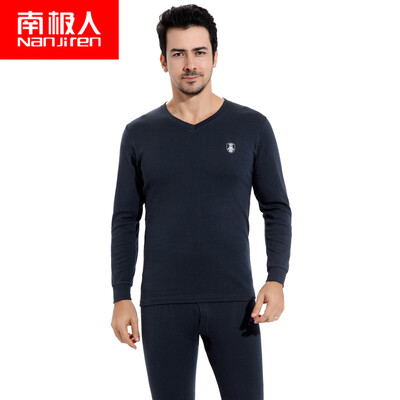 Antarctic Nanjiren foundation skin care V-neck cotton wool thermal underwear men&women cotton autumn clothing long pants set dark gray
Antarctic Nanjiren foundation skin care V-neck cotton wool thermal underwear men&women cotton autumn clothing long pants set dark gray