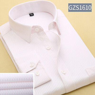 Business Gentleman Men Long Sleeve Shirt Spring Autumn Silm Fit Solid Color Stitching
Business Gentleman Men Long Sleeve Shirt Spring Autumn Silm Fit Solid Color Stitching
