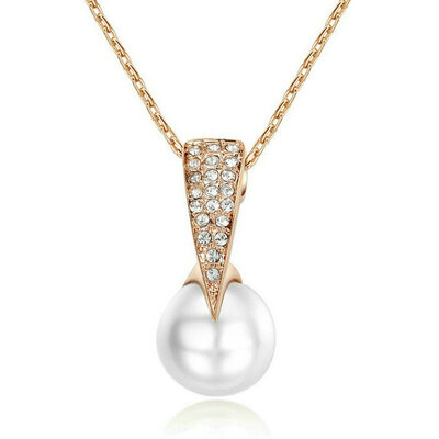 Yoursfs® 18K Rose Gold Plated Pearl Tie Pendant Necklace Use Austrian Crystal Statement Jewelry
Yoursfs® 18K Rose Gold Plated Pearl Tie Pendant Necklace Use Austrian Crystal Statement Jewelry