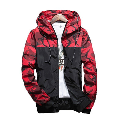 Fashion Men Camouflage Coat Mens Hoodies Jacket Clothing Windbreaker Coats Outwear-GreenRedGrey M-5XL LJS
Fashion Men Camouflage Coat Mens Hoodies Jacket Clothing Windbreaker Coats Outwear-GreenRedGrey M-5XL LJS