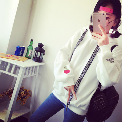 2017 autumn and winter new college wind plus cashmere long sleeve hooded sweater women loose student jacket coat
2017 autumn and winter new college wind plus cashmere long sleeve hooded sweater women loose student jacket coat