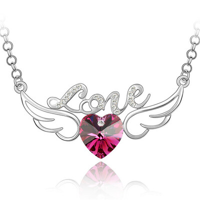 Austrian Crystal Rhinestones Heart Love Pendants Necklaces For Women Gift Jewelry 60CM Long Chain .3401
Austrian Crystal Rhinestones Heart Love Pendants Necklaces For Women Gift Jewelry 60CM Long Chain .3401