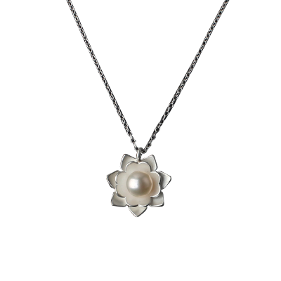 Luo Linglong s925 sterling silver pearl necklace female lock bone chain lotus pendant jewelry simple Valentine's Day birthday gift
Luo Linglong s925 sterling silver pearl necklace female lock bone chain lotus pendant jewelry simple Valentine's Day birthday gift