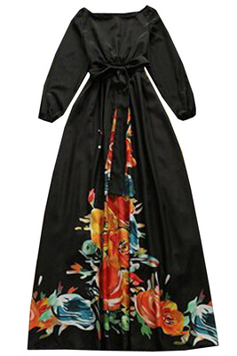 Lovaru ™women dress New Fashion 2015 Summer dress Print long Sleeve a-line o-neck long maxi dress Fashion elegant style
Lovaru ™women dress New Fashion 2015 Summer dress Print long Sleeve a-line o-neck long maxi dress Fashion elegant style