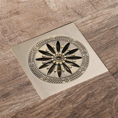 HIDEEP Bathroom accessories green bronze bathroom floor brain