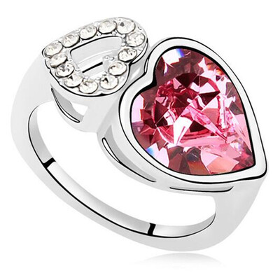 Austrian Crystal Heart Rings For Women Wedding and Engagement Ring Silver Color High Quality Party Gift 13148
Austrian Crystal Heart Rings For Women Wedding and Engagement Ring Silver Color High Quality Party Gift 13148