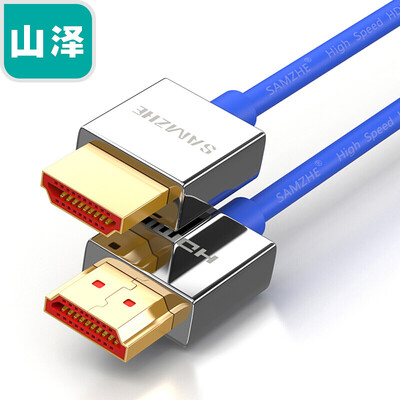 Shanze SAMZHE SM-950 ultra-fine gold-plated luxury 20 upgrade version of HDMI digital high-definition line 5 meters blue support ultra-clear 2k 4k resolution 3D function
Shanze SAMZHE SM-950 ultra-fine gold-plated luxury 20 upgrade version of HDMI digital high-definition line 5 meters blue support ultra-clear 2k 4k resolution 3D function