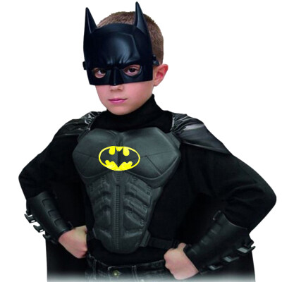 

косплей бэтмен маска / плащ / wrister / нагрудник  костюм  подарок на день рождения ребенка детей Cosplay костюм на хэллоуин