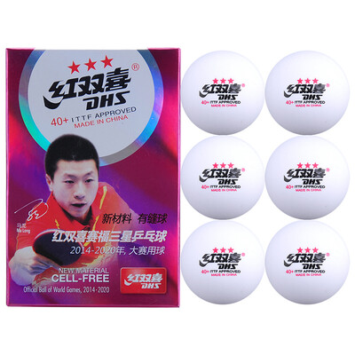Red Double Happiness (DHS) Samsung Table Tennis Saifu New Material 40+ 3 Planet Ball White 6 / box
Red Double Happiness (DHS) Samsung Table Tennis Saifu New Material 40+ 3 Planet Ball White 6 / box