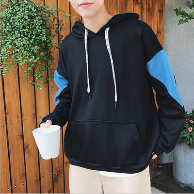 Hong Kong wind fall new men hooded solid color shirt sleeves splice split open wild tide men long sleeve sweater tide
Hong Kong wind fall new men hooded solid color shirt sleeves splice split open wild tide men long sleeve sweater tide