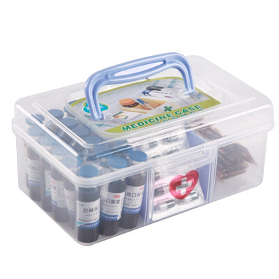 Camellia plastic storage box handle multi-grid health kit small medicine box 12L 2601
Camellia plastic storage box handle multi-grid health kit small medicine box 12L 2601