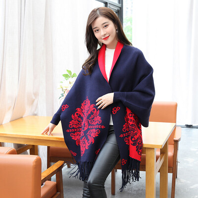 Shanghai stock STORY Of SHANGHAI ladies scarves autumn&winter warm to wear shawl silhouette jacquard rose red
Shanghai stock STORY Of SHANGHAI ladies scarves autumn&winter warm to wear shawl silhouette jacquard rose red
