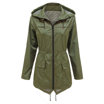 2017 autumn and winter outdoor windbreaker female waterproof jacket in the long section with a cap jacket lady
2017 autumn and winter outdoor windbreaker female waterproof jacket in the long section with a cap jacket lady