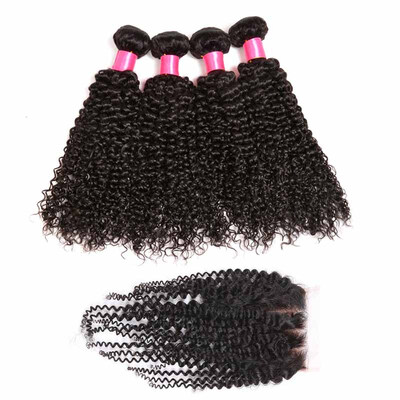 Malaysian Kinky Curly Human Hair Bundles With Closure 7A Grade Virgin Unprocessed Human Hair Closure
Malaysian Kinky Curly Human Hair Bundles With Closure 7A Grade Virgin Unprocessed Human Hair Closure