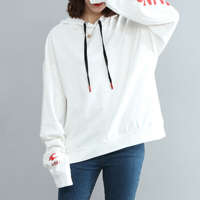 City plus CITYPLUS 2017 autumn and winter new style women's clothing wild casual head fat MM letters printed loose hooded long-sleeved sweater CWWY179655 black uniform
City plus CITYPLUS 2017 autumn and winter new style women's clothing wild casual head fat MM letters printed loose hooded long-sleeved sweater CWWY179655 black uniform