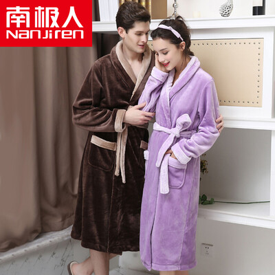 Antarctic pajamas home service thicker flannel long sleeves bathrobes couple pajamas men and women fall and winter hit color can wear fashion gowns N675X21022-1 female models rose red
Antarctic pajamas home service thicker flannel long sleeves bathrobes couple pajamas men and women fall and winter hit color can wear fashion gowns N675X21022-1 female models rose red
