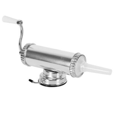 Домашний колбасный мясник с насадкой и 3 колбасных насадки Алюминиевая ручная колбаса шприцевая колбаса
Домашний колбасный мясник с насадкой и 3 колбасных насадки Алюминиевая ручная колбаса шприцевая колбаса