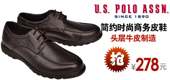 U.S. POLO ASSN.��������Э�� Ӣ�׶�������ƤЬ