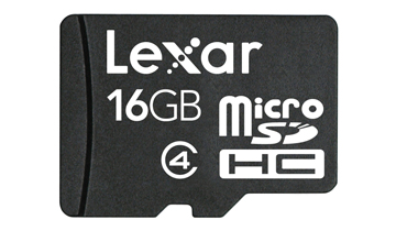 雷克沙（Lexar）16G MicroSDHC（TF）存储卡，京东商城99元包邮