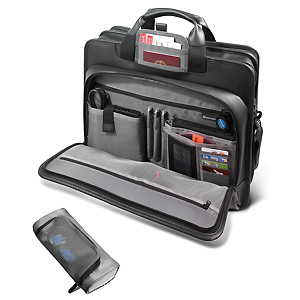 商务行政真皮电脑包