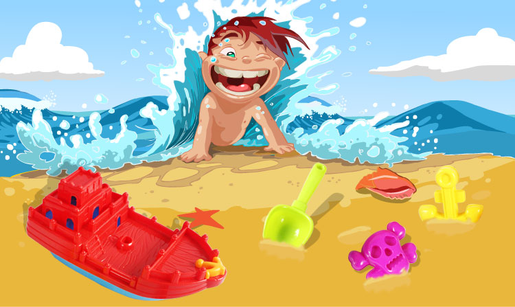 【知识花园戏水玩具】知识花园 沙滩玩具系列 303 沙滩船图片