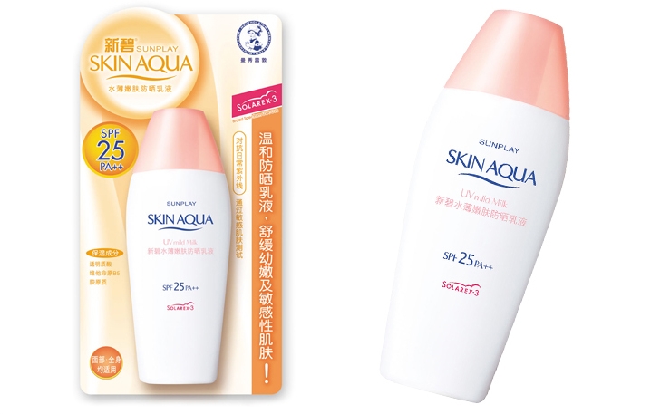 曼秀雷敦新碧水薄嫩肤防晒乳液SPF25(原SPF
